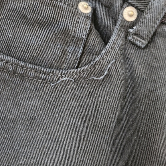 Vintage Calvin Klein High Rise Black Bootleg Jeans Size 13JR - Picture 5 of 10